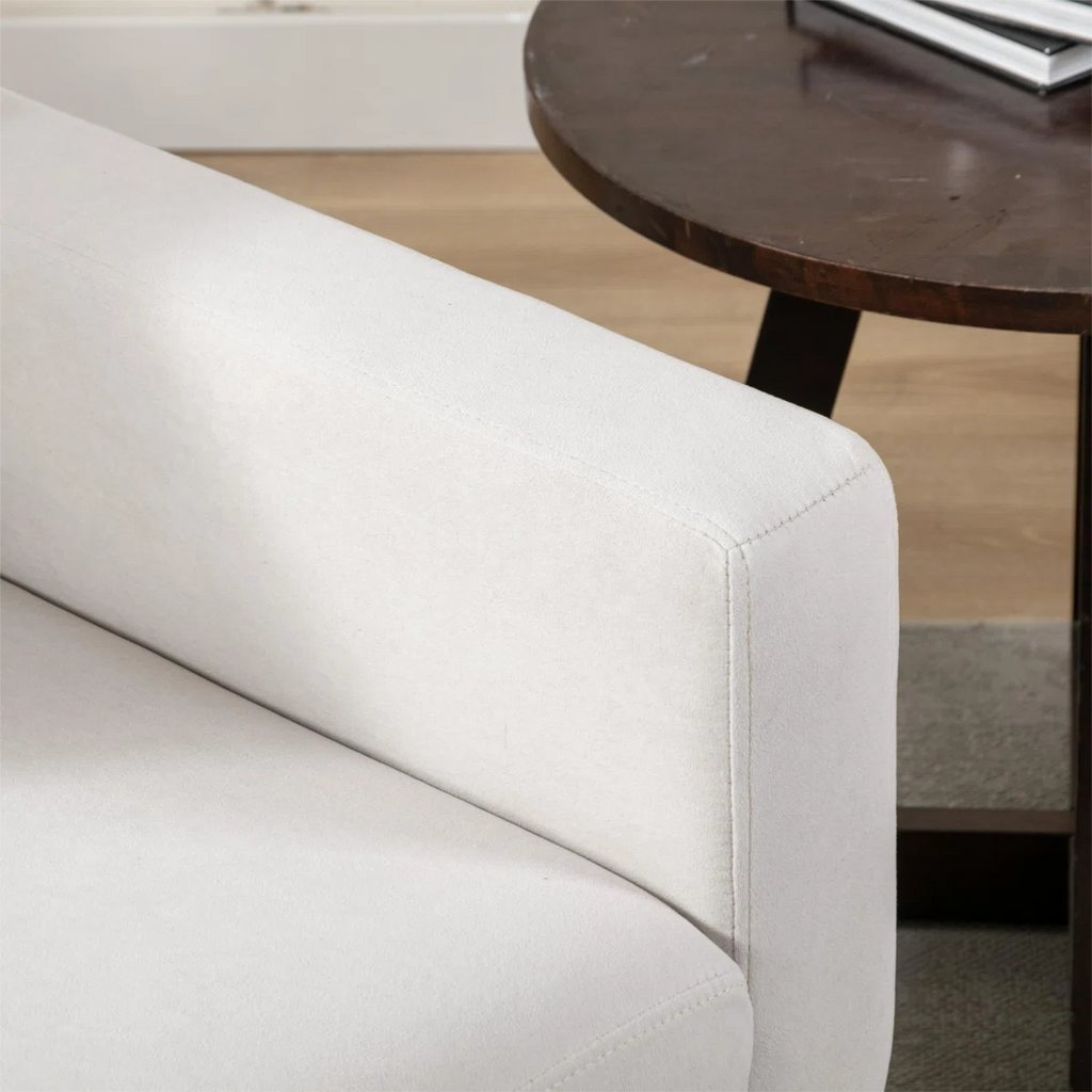 Candelora 28.35" W Modern Tufted Upholstered Accent Chair with Metal Feet Guards (Set of 2)