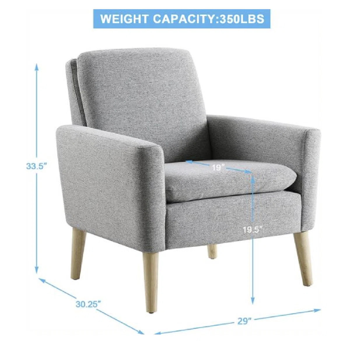 Cristyle 29'' Wide Upholstered Arm Accent Chair