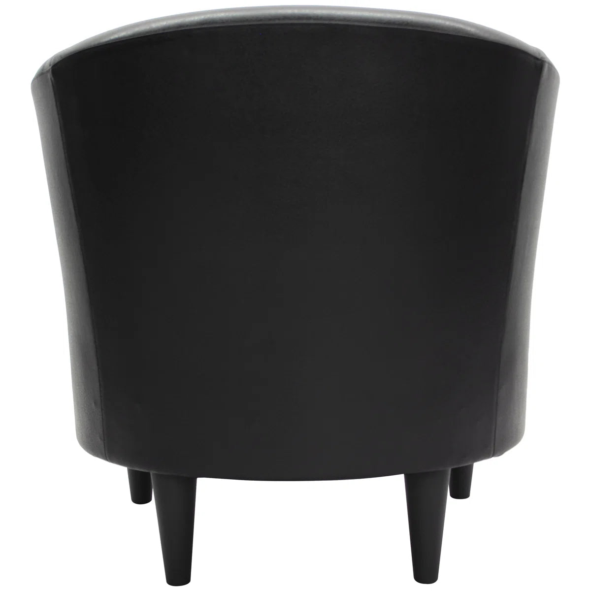 Kronos Faux Leather Barrel Chair